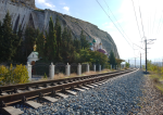 В Крыму построят железнодорожный обход монастыря на эстакаде