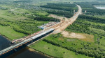 На северном обходе Твери завершился монтаж пролётного строения моста через Волгу