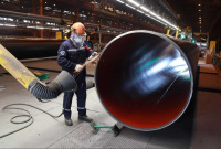 Severstal modernizes inspection platforms for large-diameter pipe acceptance at Kolpino production site Severstal modernizes inspection platforms for large-diameter pipe acceptance at Kolpino production site